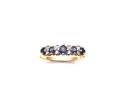 9ct Sapphire & Diamond Eternity Ring