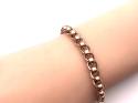 9ct Rose Gold Rollerball Bracelet 8 inc