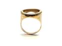 9ct Half Sovereign Ring Mount