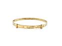 9ct Yellow Gold Expandable Baby Bangle