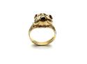 9ct Yellow Gold Plain Bulldog Ring