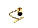 9ct Yellow Gold Lapis Tie Pin