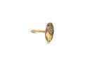 9ct Yellow Gold Oval Patterned Tie Pin