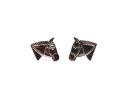 9ct Yellow Gold Horse Head Stud Earrings