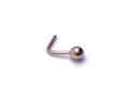 9ct Yellow Gold Plain Ball Nose Stud