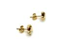 9ct Yellow Gold Fish Stud Earrings