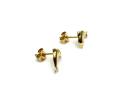 9ct Yellow Gold Dolphin Stud Earrings