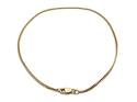 9ct Yellow Gold Flat Curb Anklet