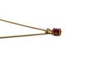 18ct Yellow Gold Ruby Pendant & Chain