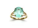 9ct Green Tourmaline Solitaire Ring