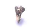 9ct Yellow Gold Pearl & Diamond Ring