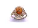 9ct Yellow Gold Amber Ring