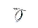 Silver Coiled Cobra Ring