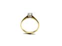 18ct Yellow Gold Diamond Solitaire Ring