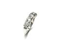 14ct White Gold Diamond 5 Stone Ring