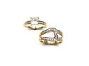 18ct Yellow Gold Diamond Bridal Set