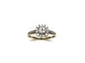 9ct Diamond Cluster Ring 0.50ct