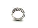 18ct White Gold Diamond Pave Ring