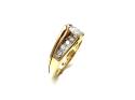 14ct Yellow Gold Marquise Diamond Ring