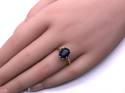 9ct Yellow Gold Kyanite Solitaire Ring