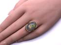 9ct Yellow Gold Opal Triplet Ring