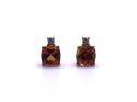 9ct Mystic Topaz & Diamond Earrings