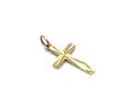 9ct Yellow Gold Cross Pendant 10x17mm