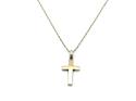 9ct Yellow Gold Cross & Chain