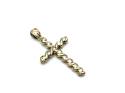 9ct Diamond Cross Pendant 20x37mm