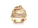 9ct Yellow Gold Saddle Ring