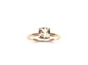 9ct Yellow Gold Epidote Solitaire Ring