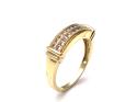 9ct Yellow Gold Diamond Pave Eternity