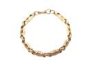 9ct Yellow Gold Fancy Bracelet 9 inch