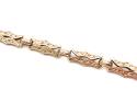 9ct Yellow Gold Fancy Bracelet 9 inch