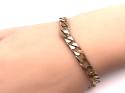 9ct Yellow Gold Curb Bracelet 7 3/4 inc