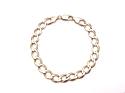 9ct Yellow Gold Curb Bracelet 8 inch