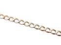 9ct Yellow Gold Curb Bracelet 8 inch