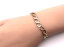 9ct Yellow Gold Curb Bracelet 8 inch