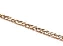 9ct Double Curb Bracelet 8 inch