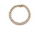 9ct Double Curb Bracelet 8 inch