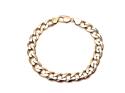 9ct Yellow Gold Curb Bracelet 9 inch