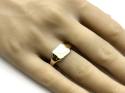 9ct Yellow Gold Square Signet Ring