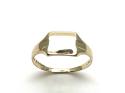 9ct Yellow Gold Square Signet Ring