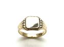 9ct Yellow Gold Square Signet Ring