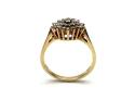 9ct Yellow Gold Diamond Cluster Ring