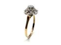 9ct Yellow Gold Diamond Cluster Ring