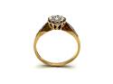 18ct Yellow Gold Diamond Solitaire Ring