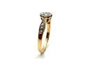 18ct Yellow Gold Diamond Solitaire Ring