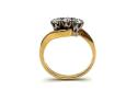 18ct Yellow Gold Diamond 3 Stone Ring