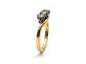 18ct Yellow Gold Diamond 3 Stone Ring